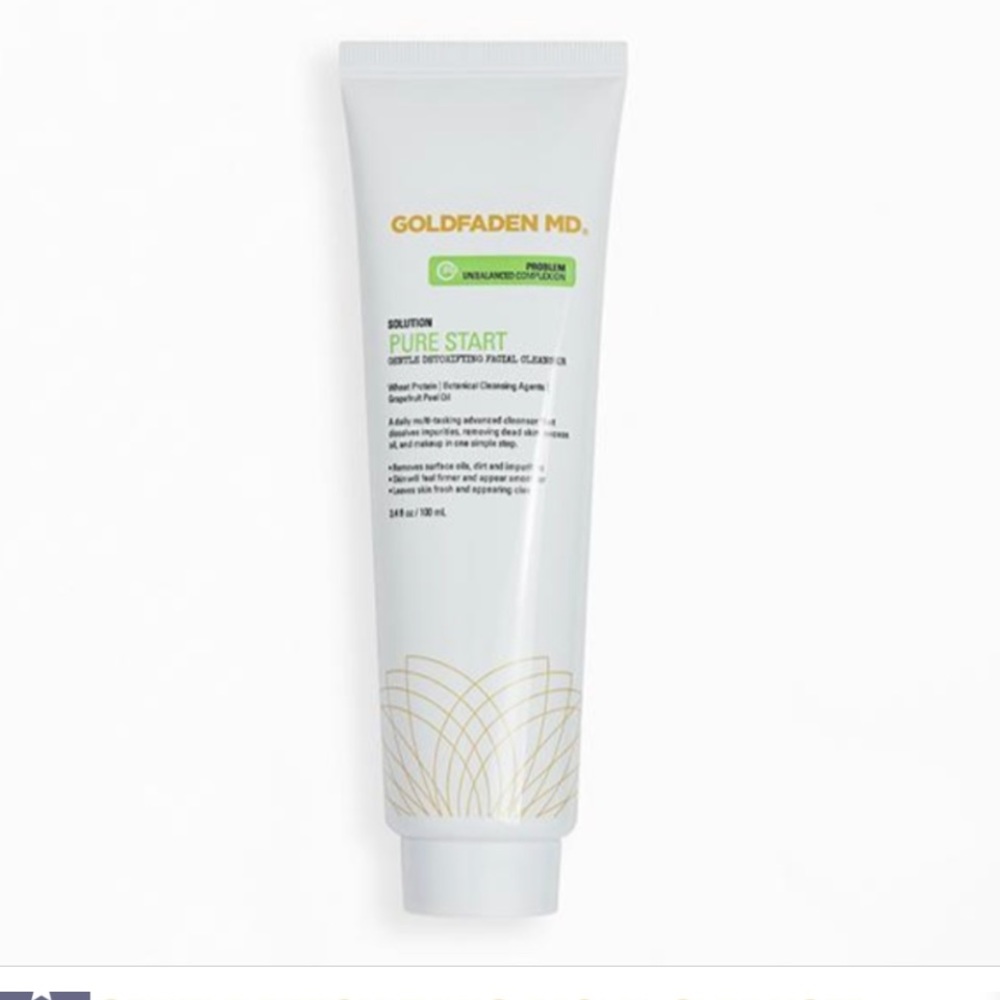 Goldfaden MD pure start facial cleanser